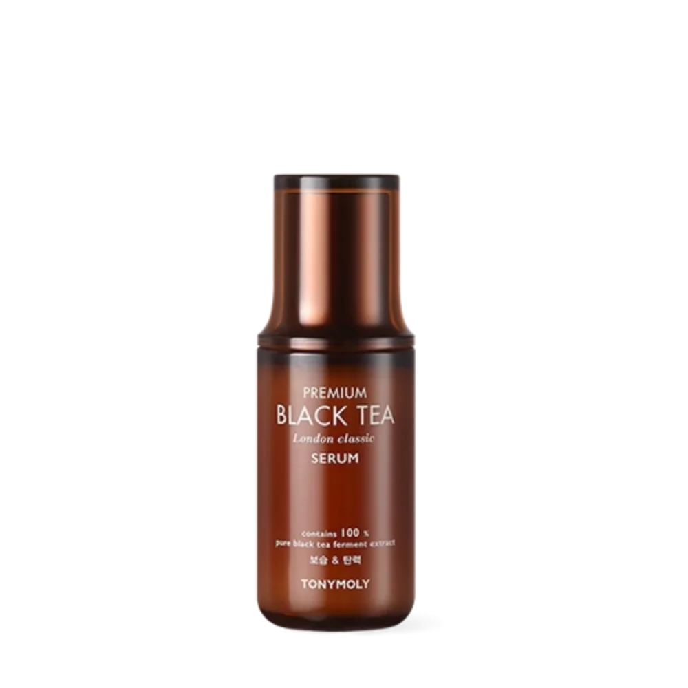 Korea Tonymoly Premium Black Tea London Classic Serum Black Yeast Essence Moisturizing Anti-Wrinkle Brighten Skin Whitening Care