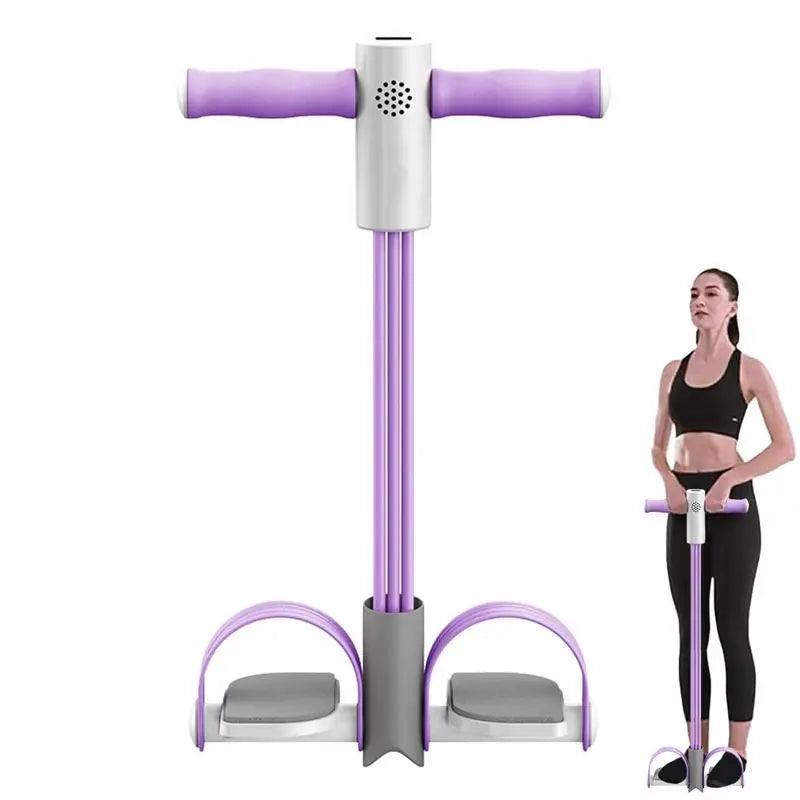 Pedal Tension Rope Smart 6-Tubes Sit Up Exercise Equipment Yoga Strap Bodybuilding Expander Puller Strength Training Tension